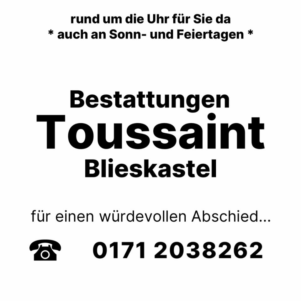 Beerdigungen in Niederwürzbach